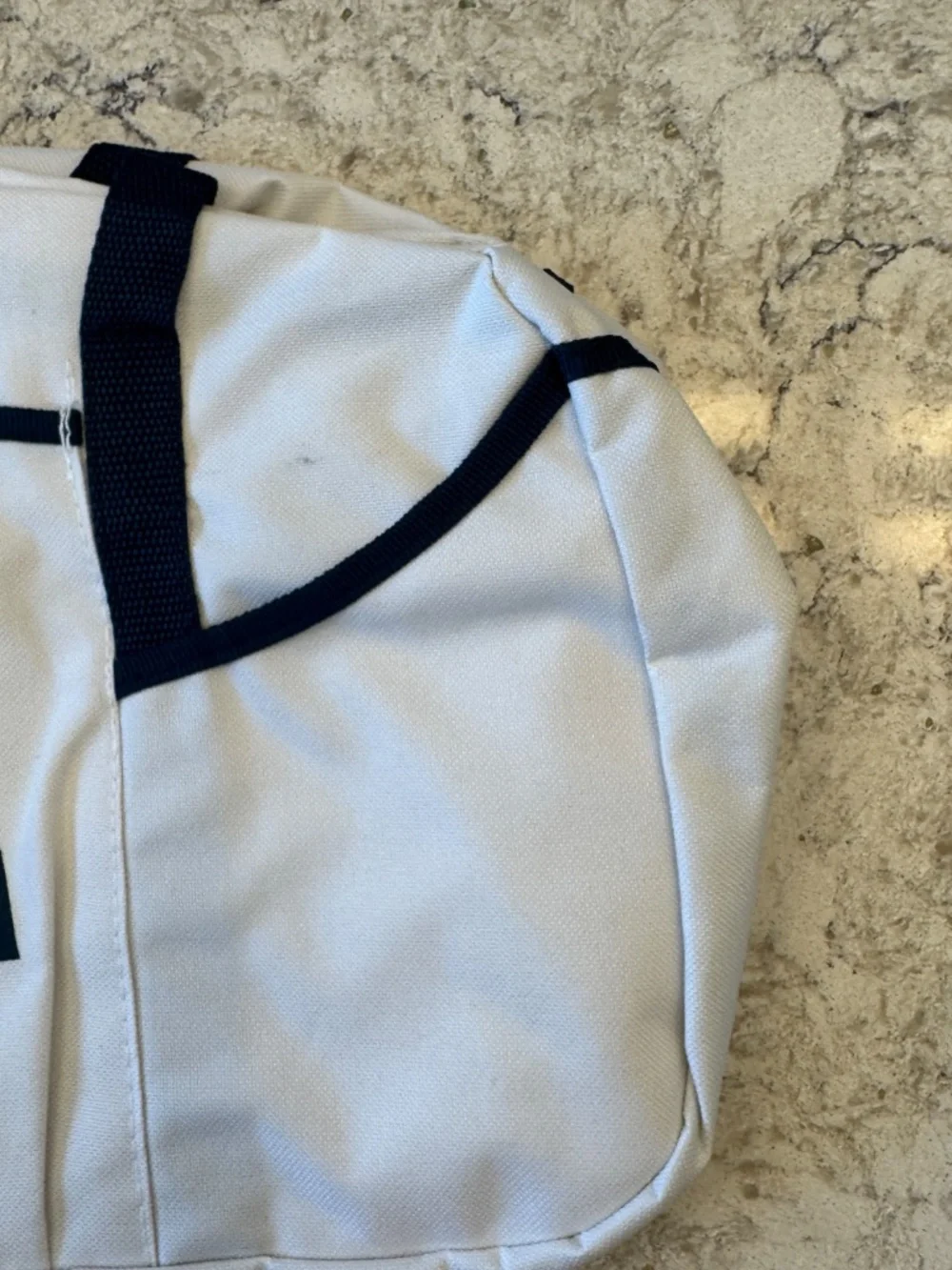 White Team Olympic USA Duffle Bag Clean inside